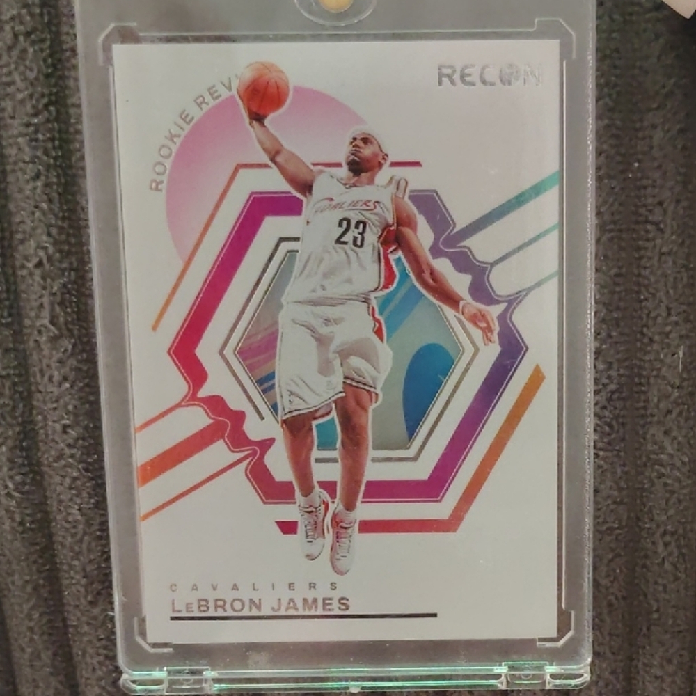 LeBron James 2023-24 Panini Recon Rookie Review NBA Cavs Basketball Card #1 RARE